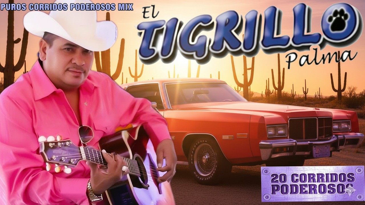 El Tigrillo Palma De Oro 💥 20 Exitos Puros Corridos Mix Para Pistear 2026