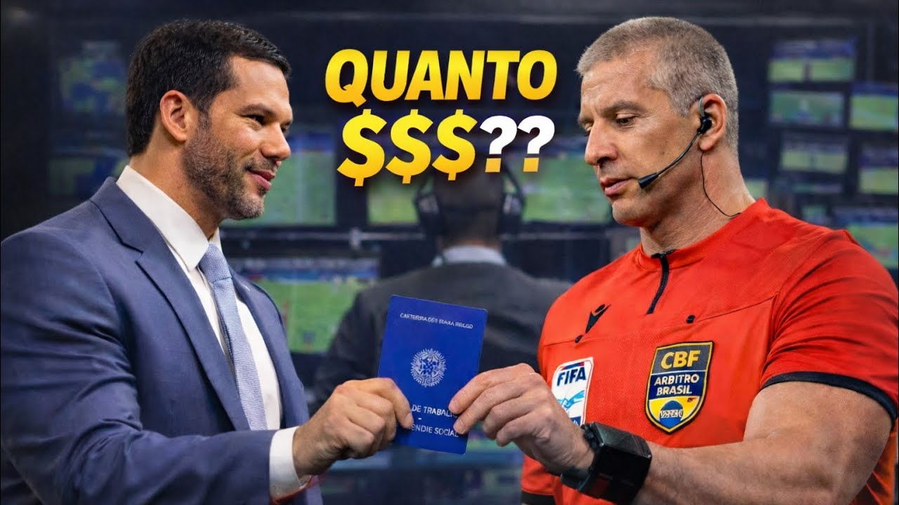 QUANTOS OS ÁRBITROS IRÃO GANHAR COM A PROFISSIONALIZAÇÃO? |EXCLUSIVO|