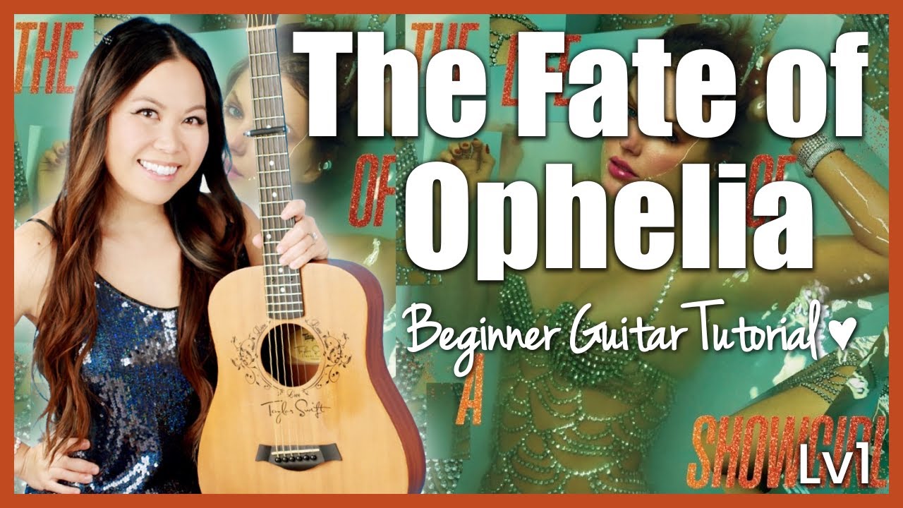 The Fate of Ophelia ❤️‍🔥 Taylor Swift 🫶 EASY Guitar Tutorial Beginner Lesson 🎸 Chords & Strumming! 🎶