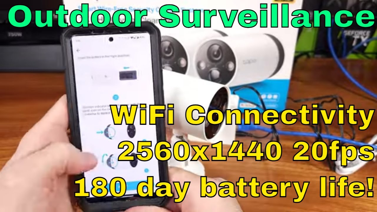2k Outdoor Wireless Surveillance - TP-Link C420 Camera Kit