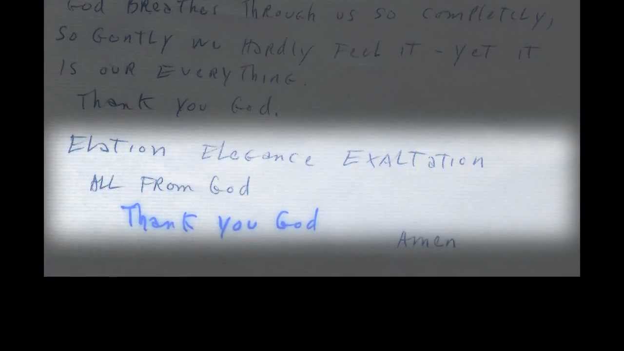A Love Supreme: 4th Movement - Psalm - In John Coltrane's words.