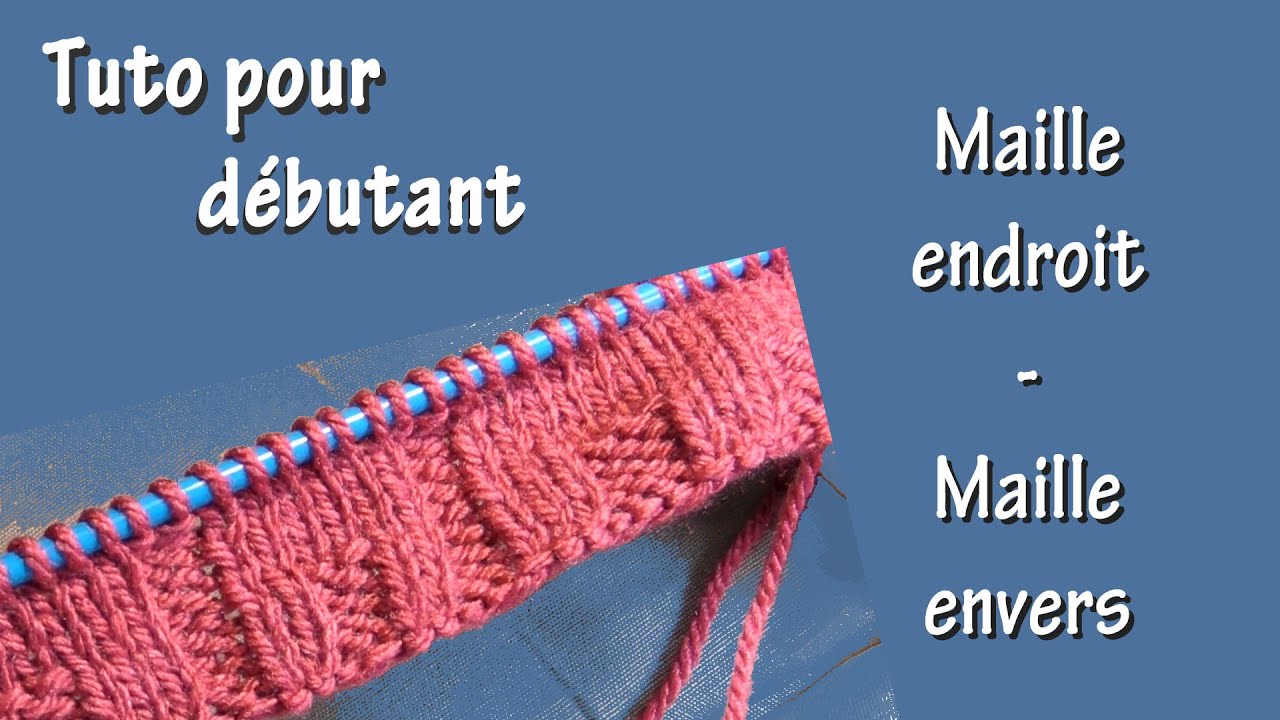 Maille endroit, maille envers