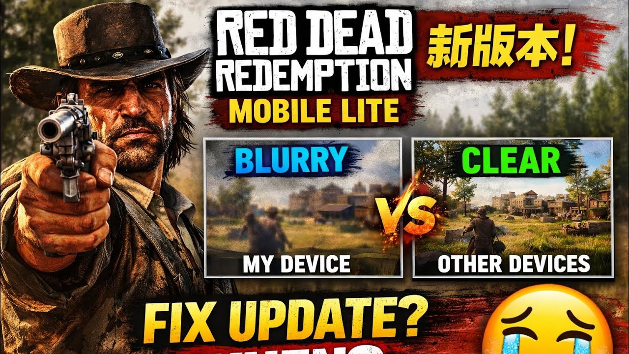 RED DEAD REDEMPTION MOBILE LITE IS HERE! 🤯| BLURRY ISSUE, SIZE & REAL TRUTH🔥 #reddeadredemption 