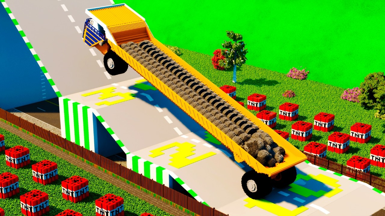 LONG CARS Climb to STEEPEST ANGLE 90° in Teardown