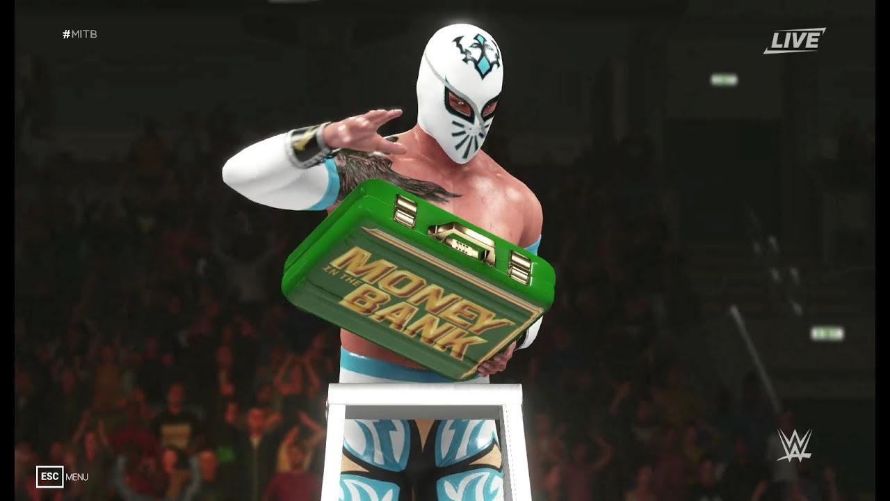 Sin Cara vs. Rey Mysterio: WWE Money in the Bank: Ladder Match