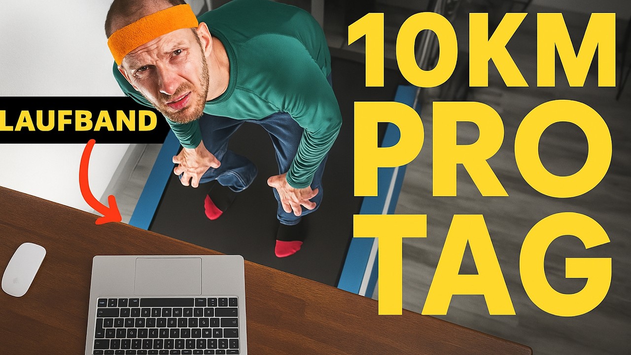 7 Tage im Home Office auf dem Laufband 🏃‍♂️ Selbstexperiment