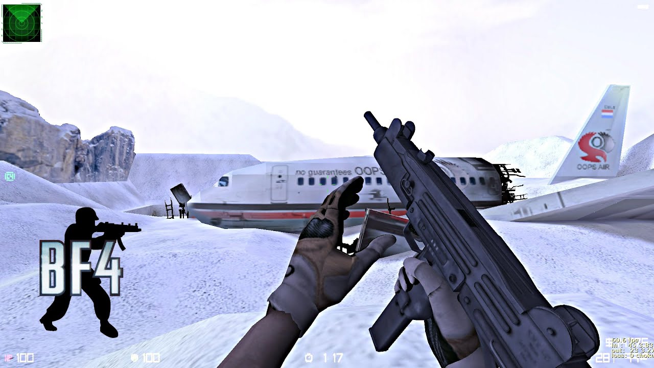 Counter Strike 1.6 BF4 MOD with Ironsights