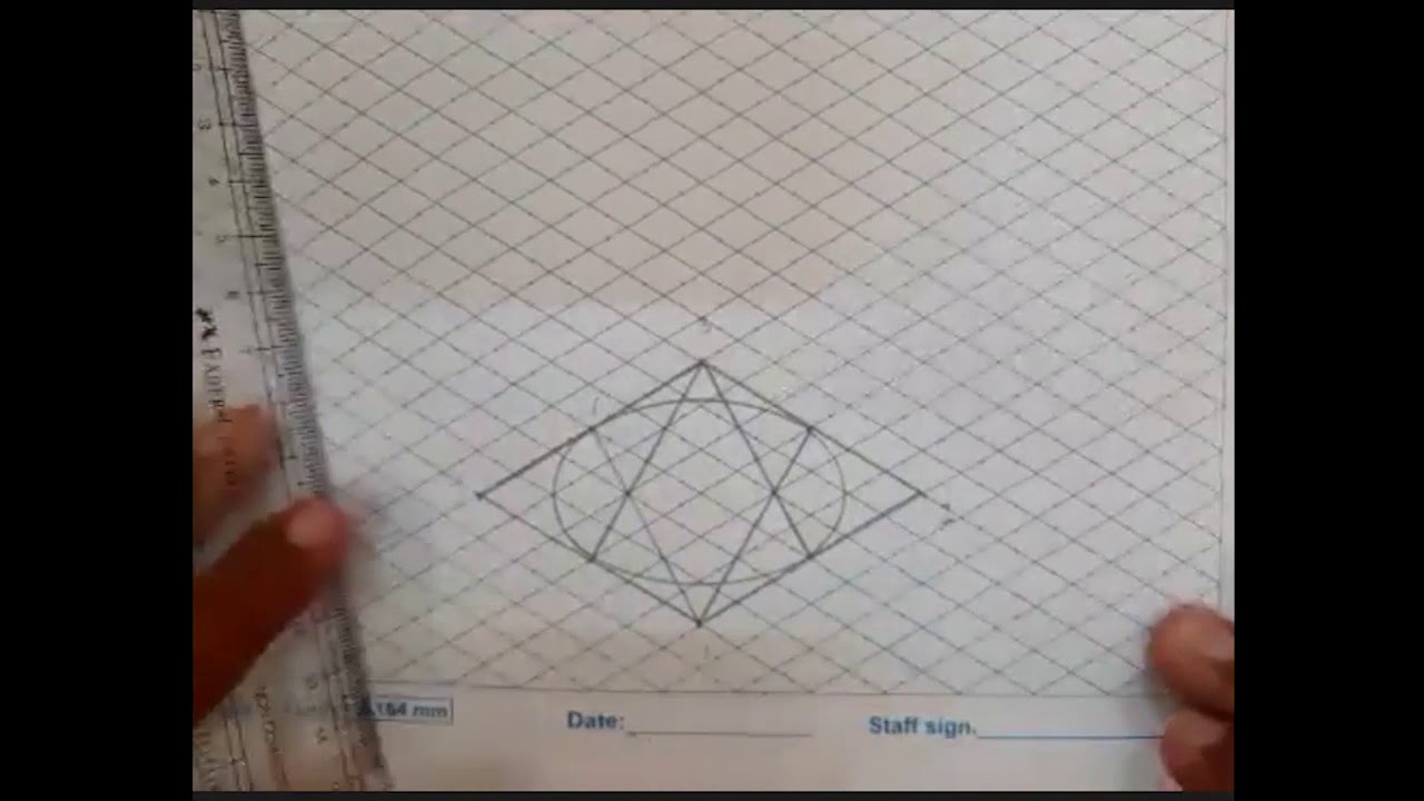 Subject: Engineering Graphics (18EGDL25) Isometric Projection 2