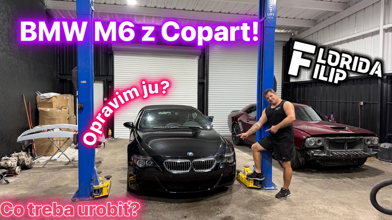 BMW M6 Copart! Čo všetko treba opraviť?