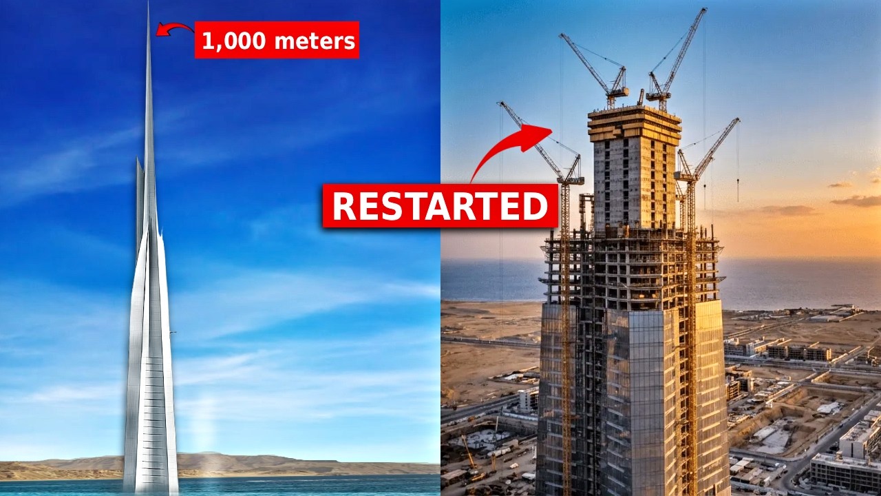 Jeddah Tower Finally Restarted Again Fast | World's Tallest 1KM Tower