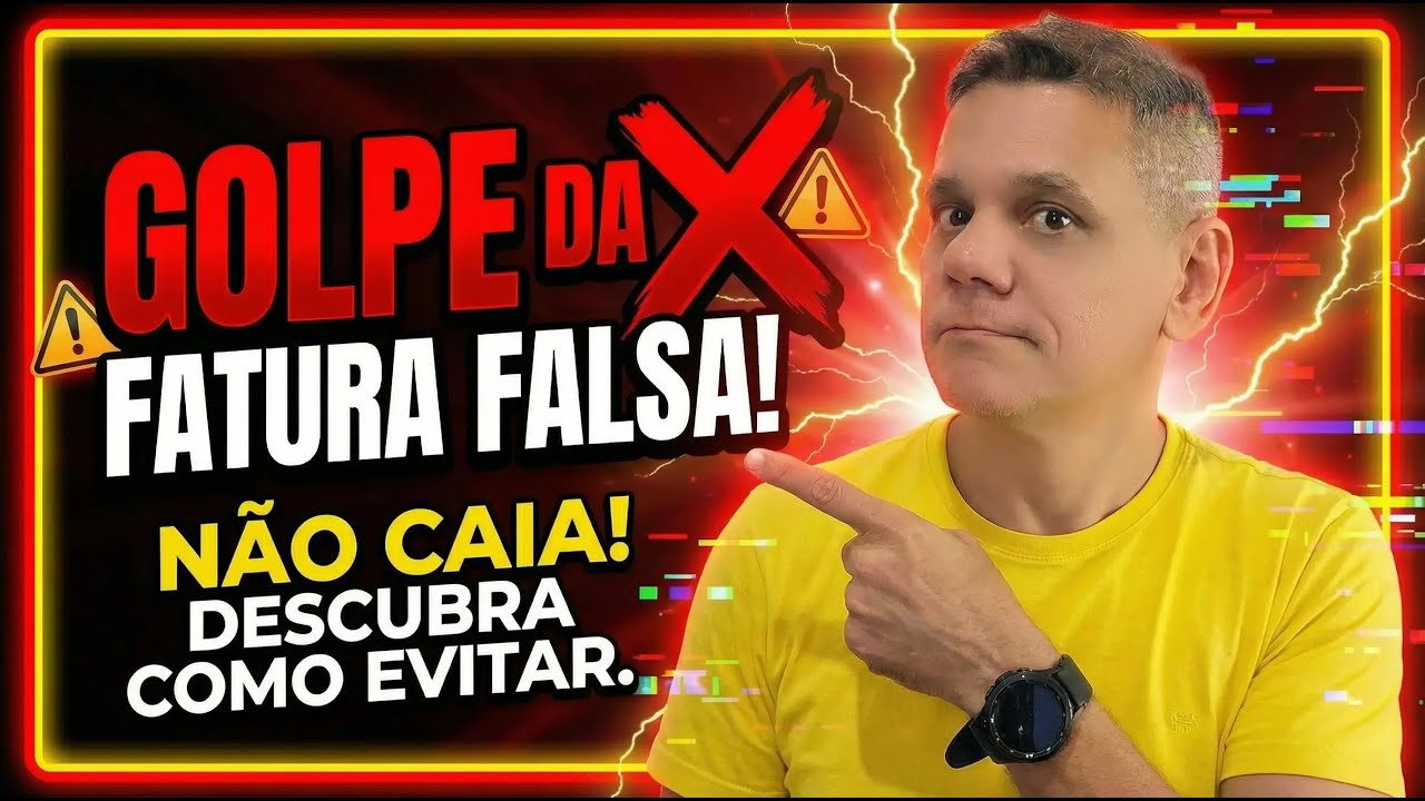GOLPE da FATURA FALSA. NÃO CAIA!!  Descubra COMO EVITAR