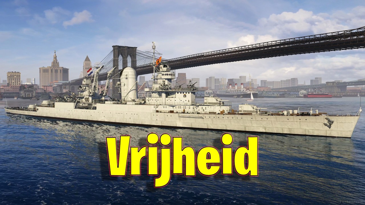 Meet The Vrijheid! Tier 7 Dutch Cruiser in World of Warships Legends