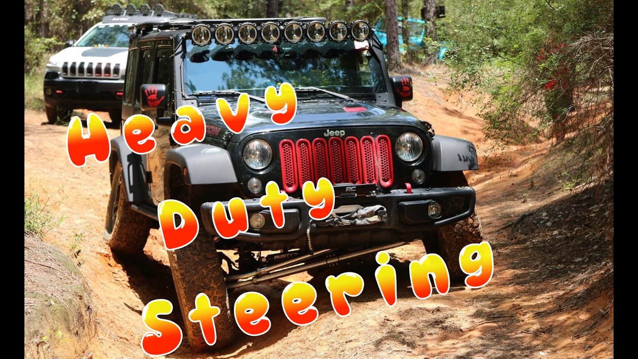 Jeep Wrangler Lenkgestänge & Lenkungsdämpfer wechseln (Schub- & Spurstange) - Rusty's Off-Road 🤙