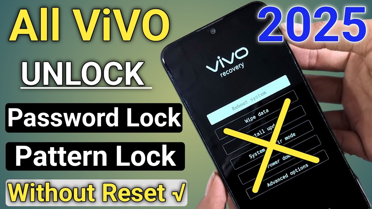 Vivo Y91/Y93/Y95/Y12/Y15/Y17/Y19/Y20/Hard Reset | All Type Password Lock, Pattern Lock Remove 2025