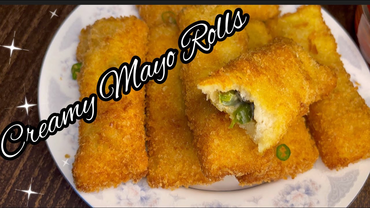 Bread Mayo Roll || Creamy Bread Roll || Bread Chicken Cheese Mayo Rolls....