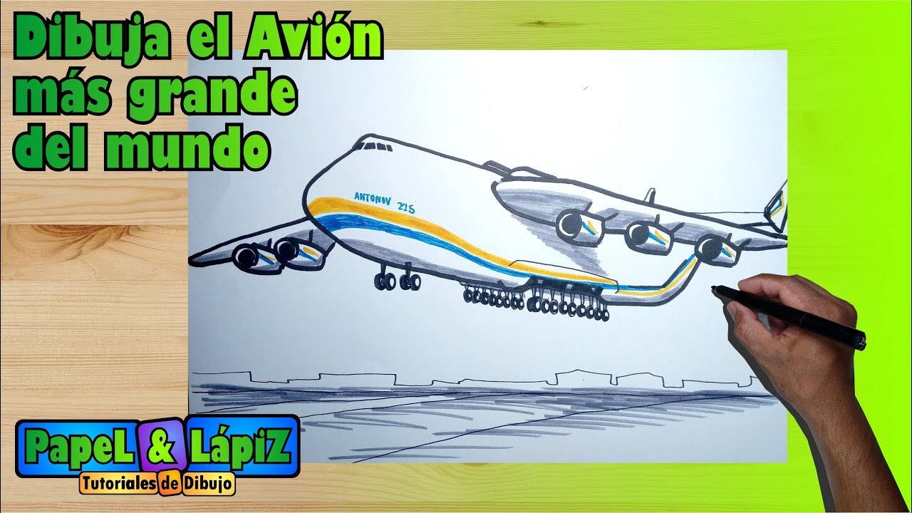 Dibuja al avión más grande del mundo, Antonov An-225