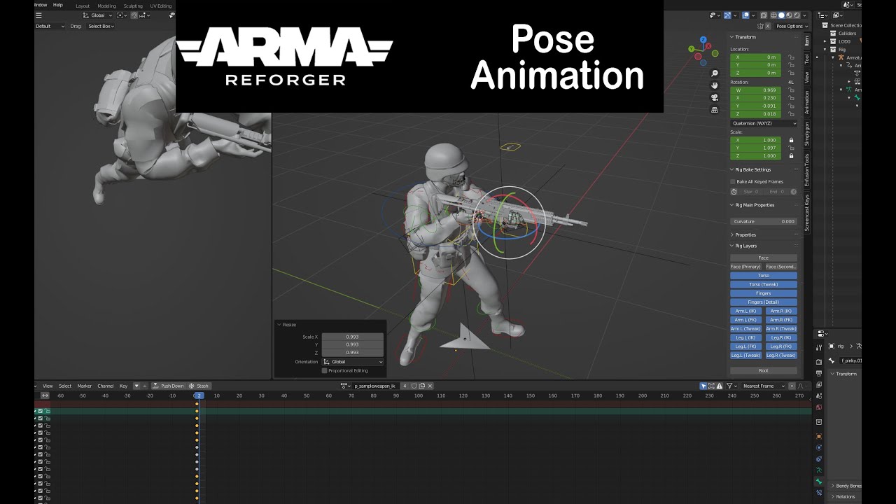 Arma Reforger Pose Animation tutorial