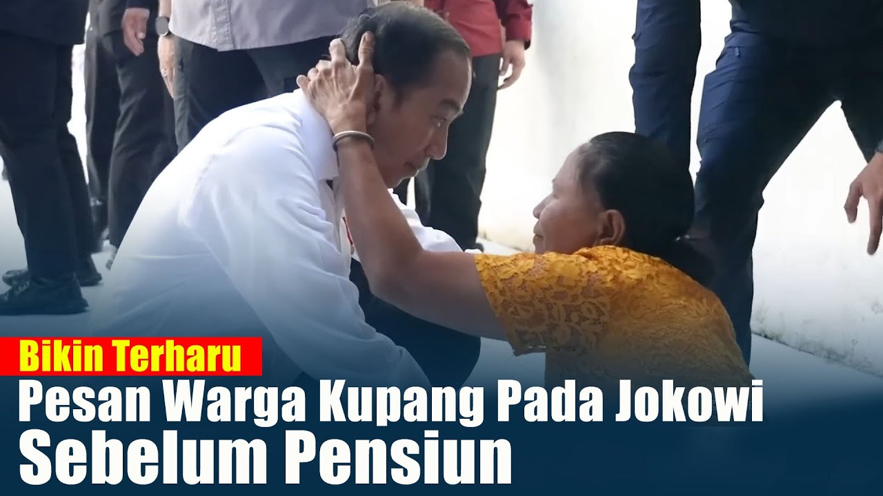 Pesan Warga Kupang Pada Presiden Jokowi Sebelum Pensiun,.