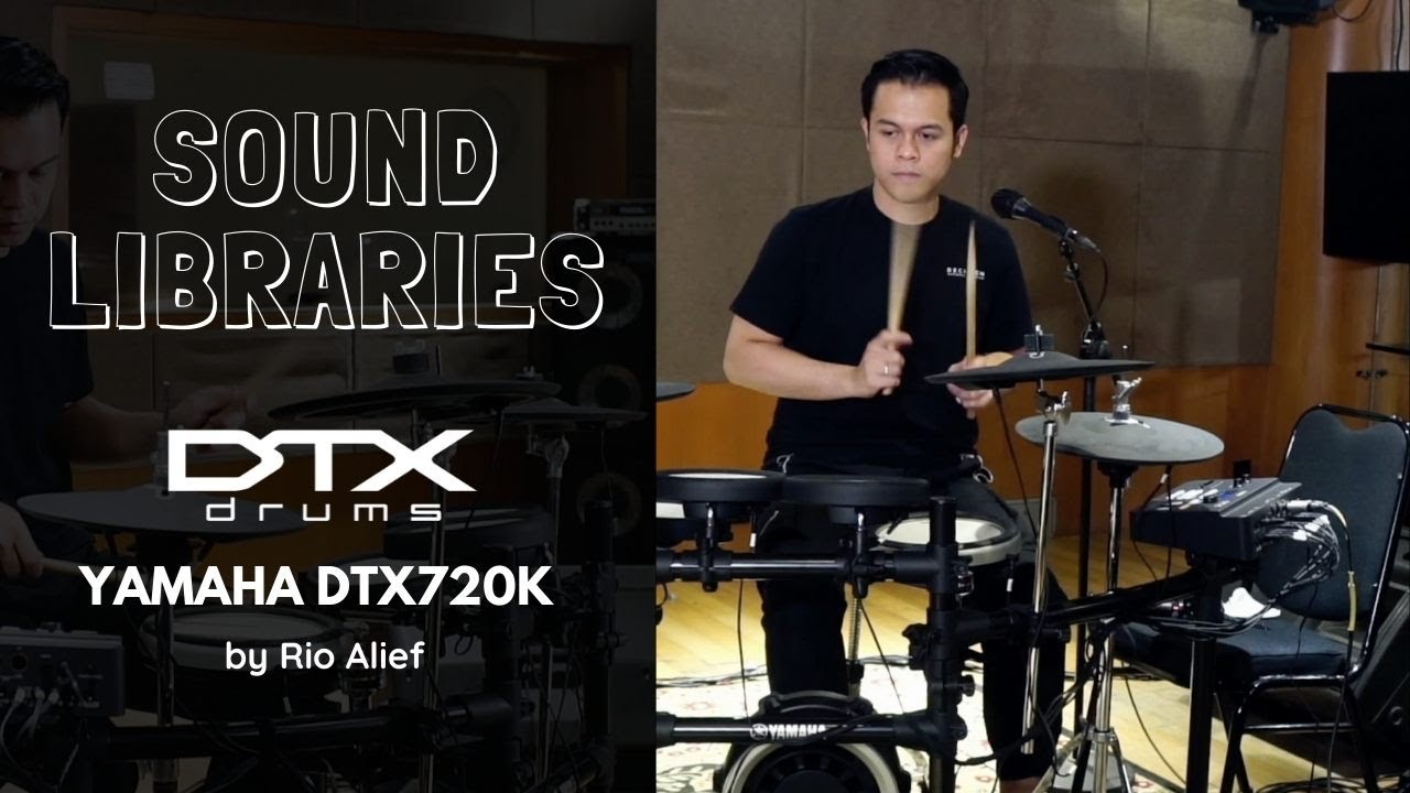Yamaha DTX720k Drum Electric - SOUND LIBRARIES | NO TALK !