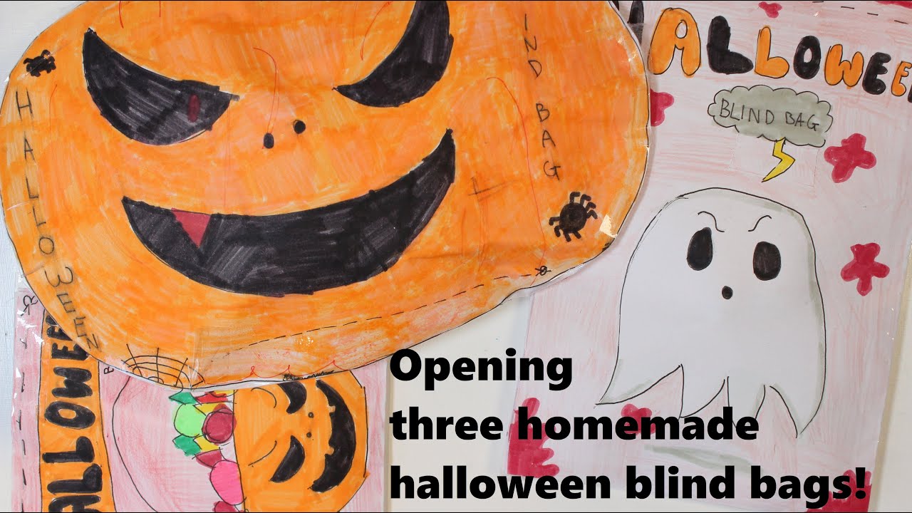 Homemade Halloween blind bag opening! HALLOWEEN SPECIAL! Opening / homemade