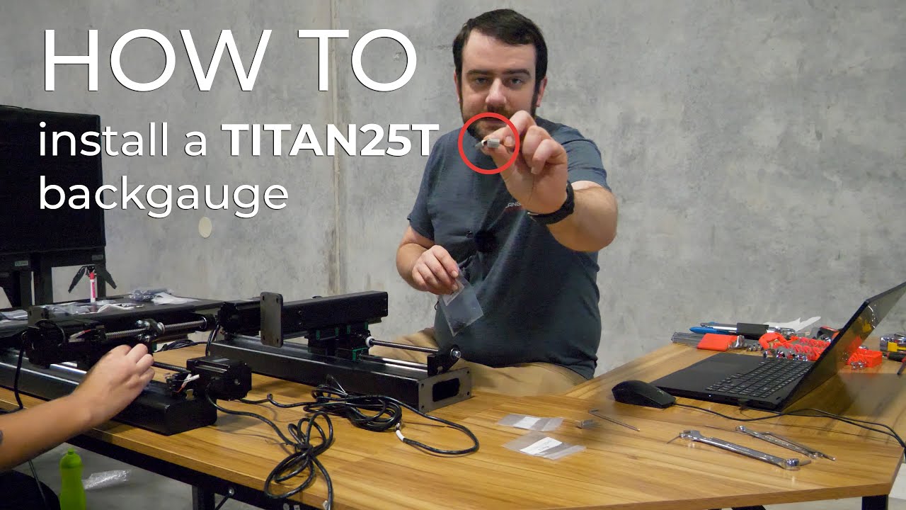 How to Install the Titan25T Backgauge