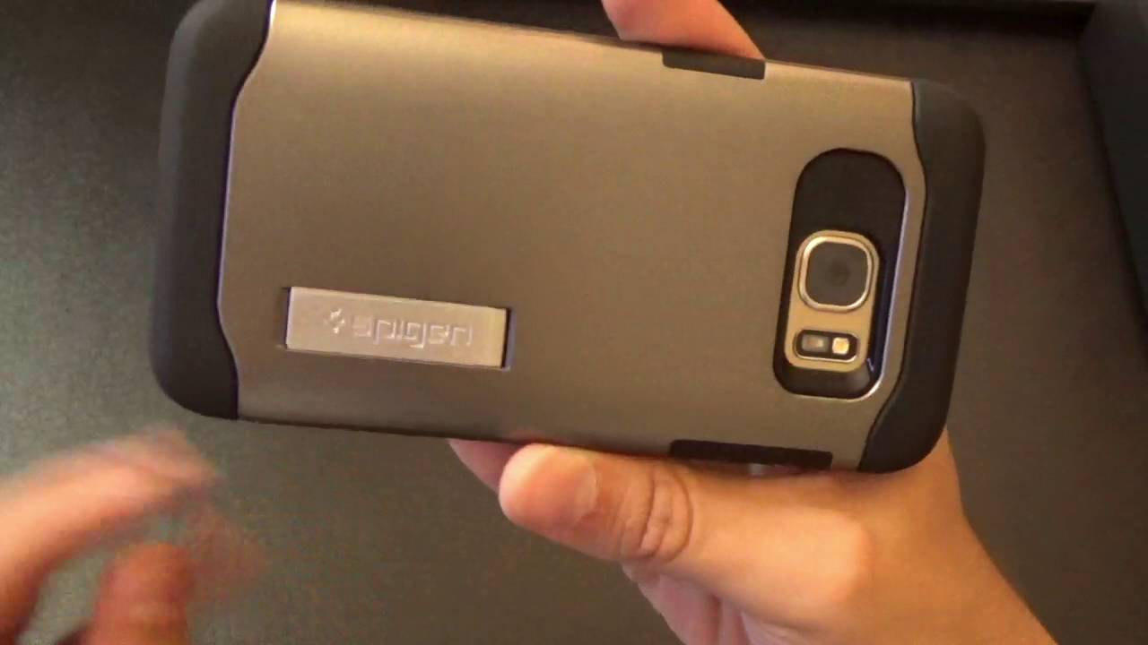 SLIM ARMOR & CURVED CRYSTAL DE LA FIRMA SPIGEN (SAMSUNG S7 EDGE)