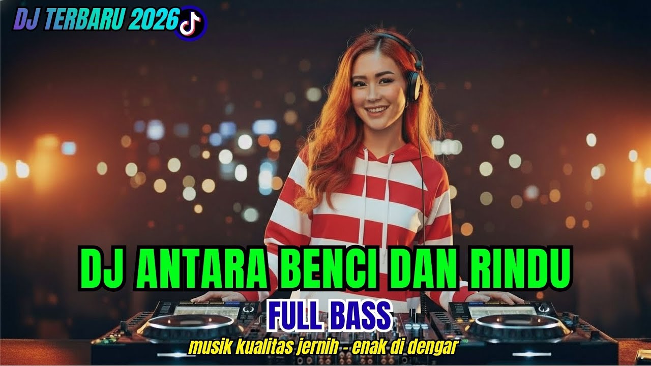 DJ ANTARA BENCI DAN RINDU ❤ FULL BASS DJ REMIX - DJ TIKTOK TERBARU 2026 - DJ MUSIK