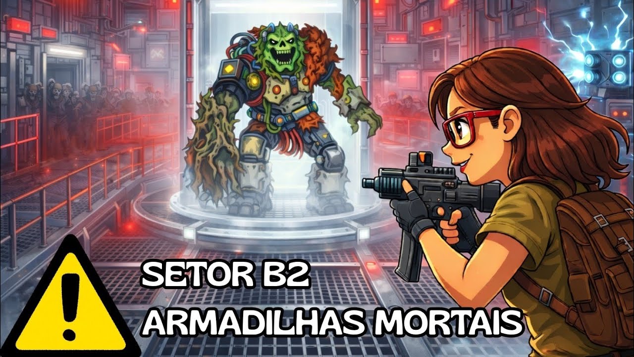 Setor B2: Armadilhas por todo lado no Laboratório 🧫🧟‍♀️ - LDOE