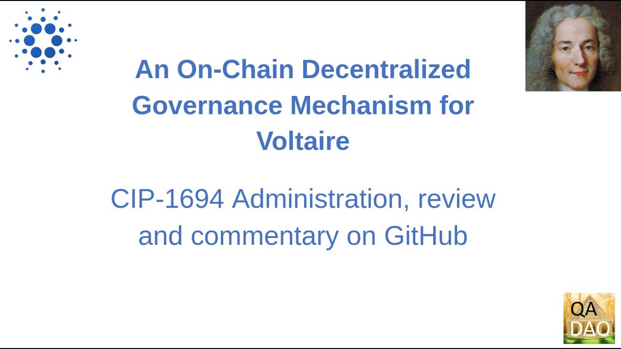 CIP-1694 Administration, review and commentary on GitHub