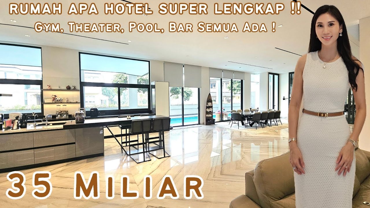RUMAH APA HOTEL INI !?! POOL, JACUZZI, TEATER, GYM SEMUA ADA !! BSD CITY !! 35 MILIAR