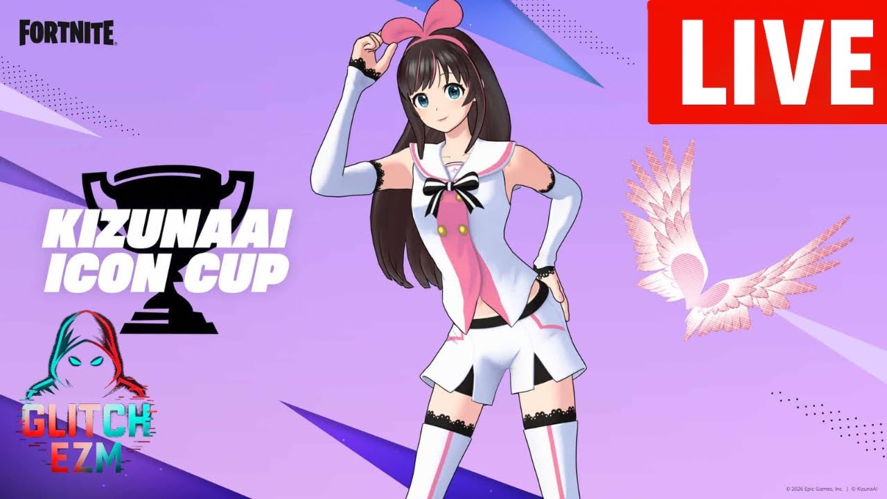 🔴FORTNITE LIVE — Kizuna AI Duo Cup w/ PARAYLYZED