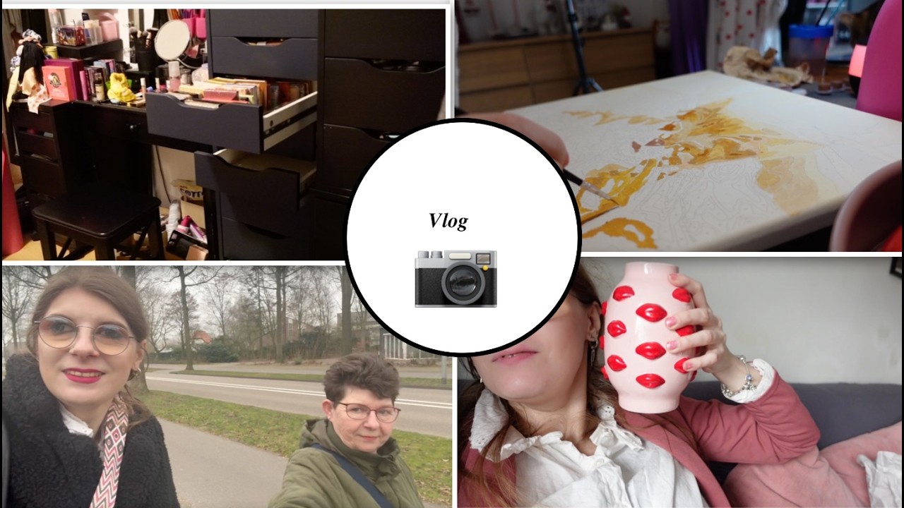 Vlog 478 Gezellig mijn moeder op bezoek en zo blij met mijn nieuwe vaas van de wibra