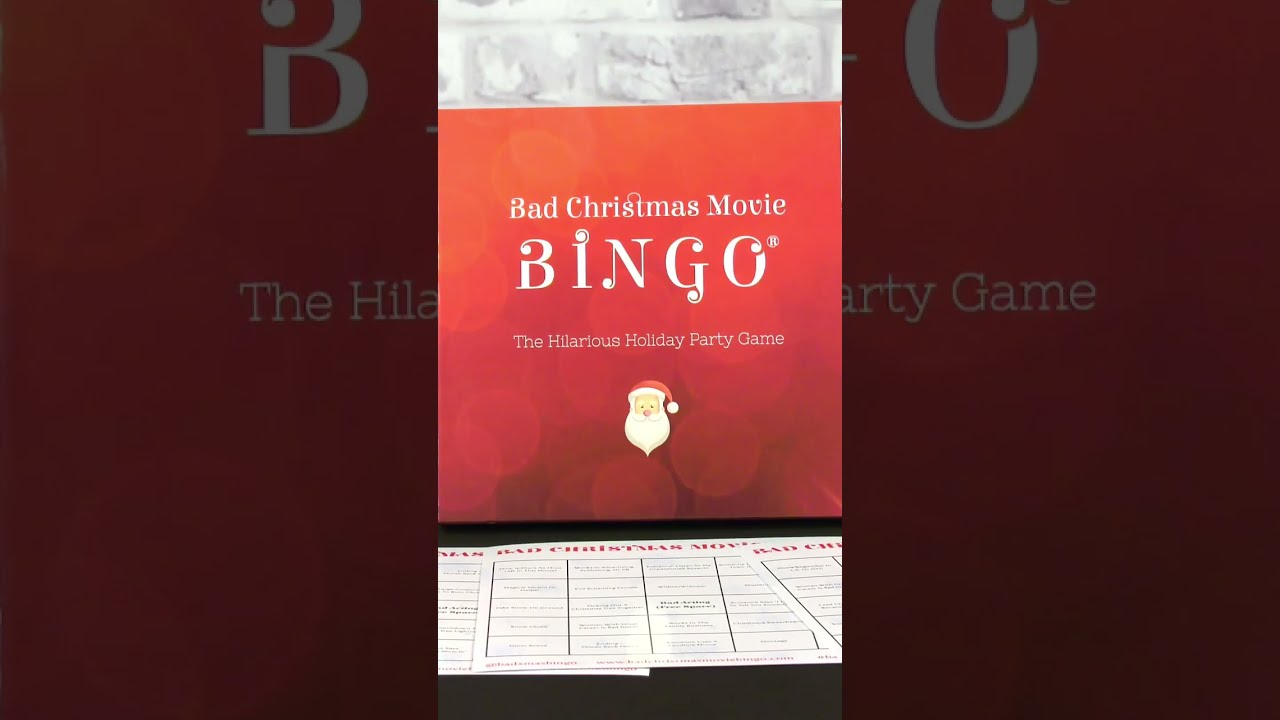 Bad Christmas Movie Bingo Game Instructions + Review! #shorts