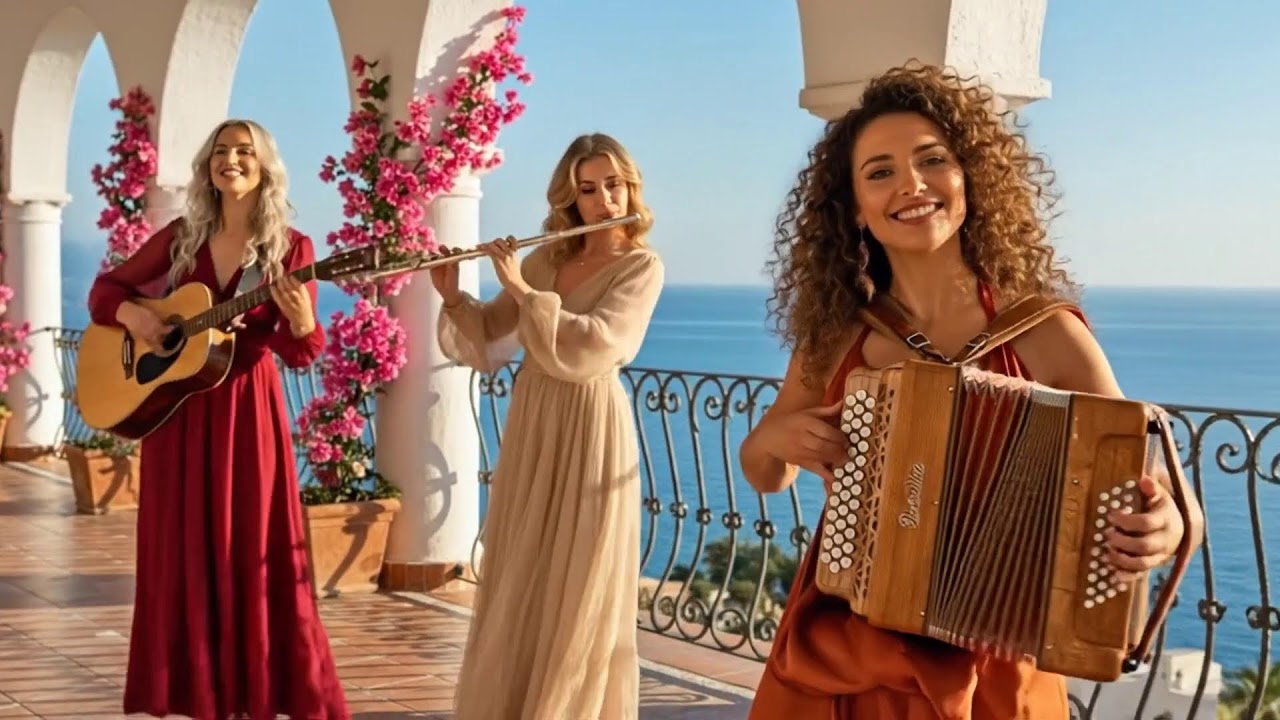 Sunset Sonata in Spain | Cinematic Flamenco Guitar, Sax, Accordion & Flute
