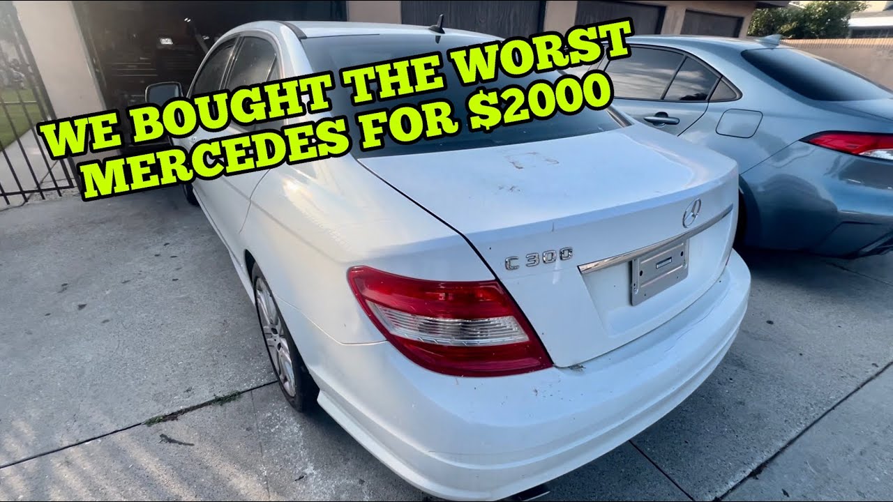 MERCEDES C300 ENGINE SWAP IN 20 MINUTES