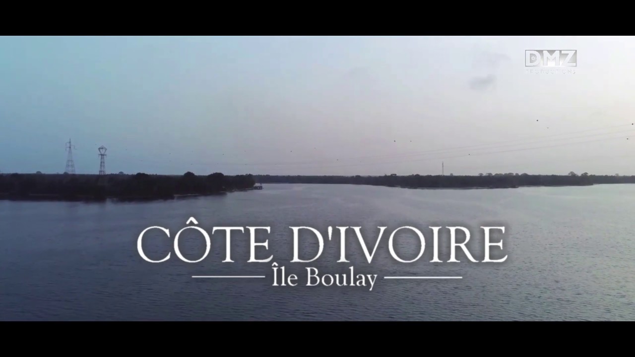 VU DU CIEL : ILE BOULAY / CÔTE D'IVOIRE