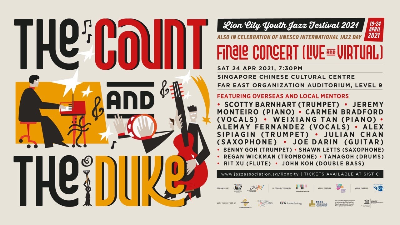 Lion City Youth Jazz Festival 2021 Finale Concert: The Count and The Duke