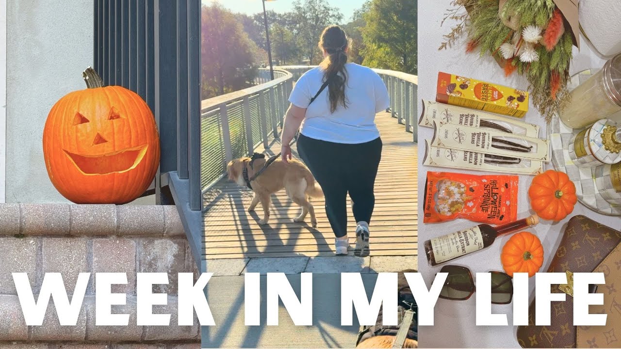 Cozy Fall Week 🍁 Pumpkin Carving, Makeup Favorites, New at Trader Joes & More! 🎃✨