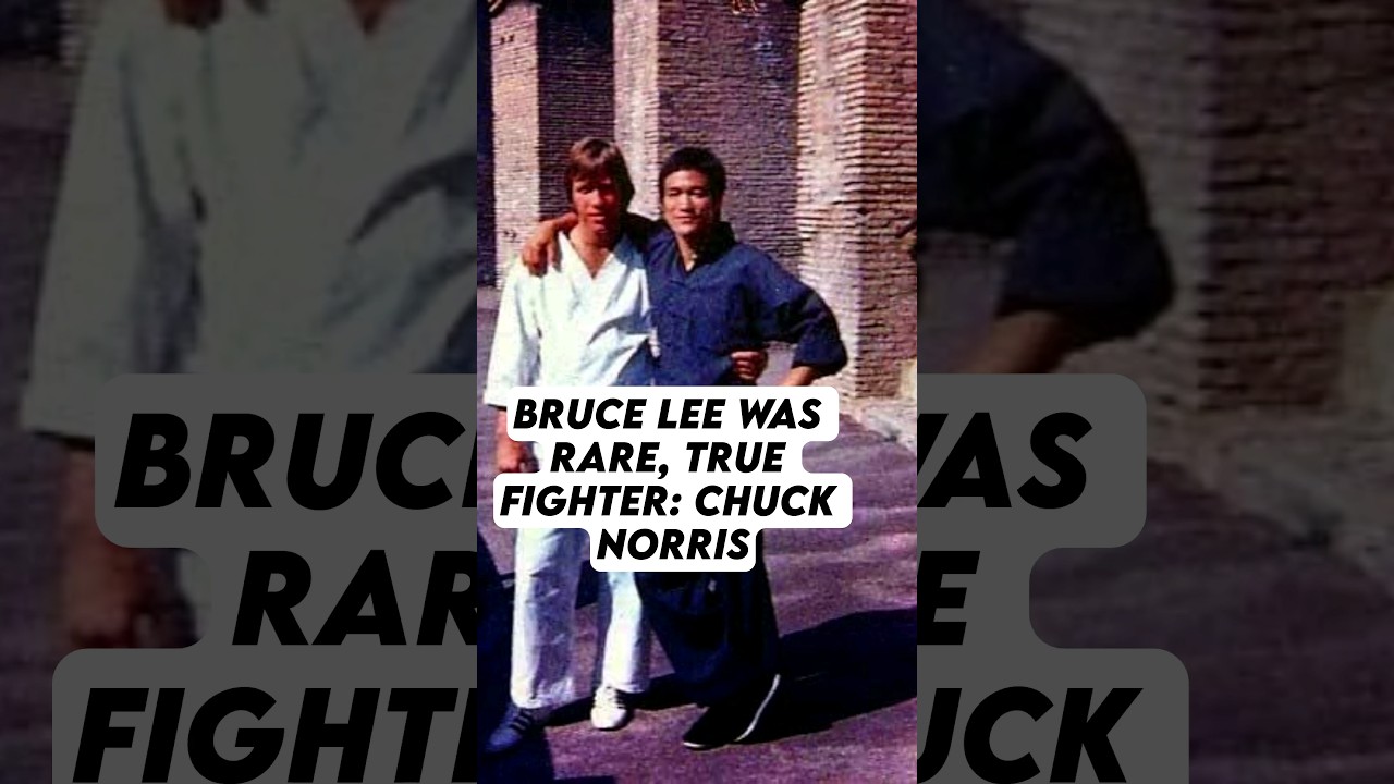 Bruce Lee was rare, exercise was his life: Chuck Norris #brucelee #martialarts #goat