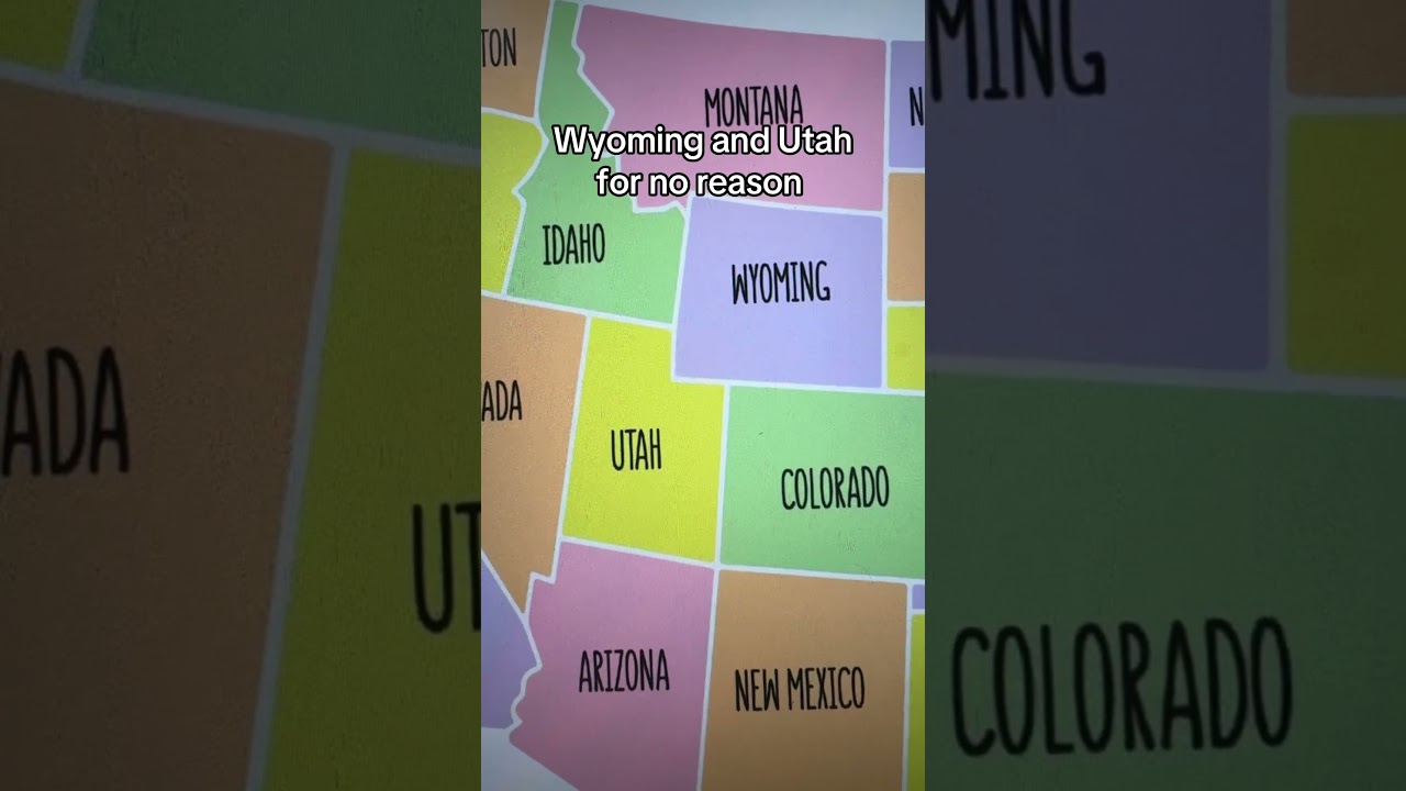 Idk lol #animation #animated #animatedmeme #meme #memes #states #wyoming #utah #mapofamerica #meme