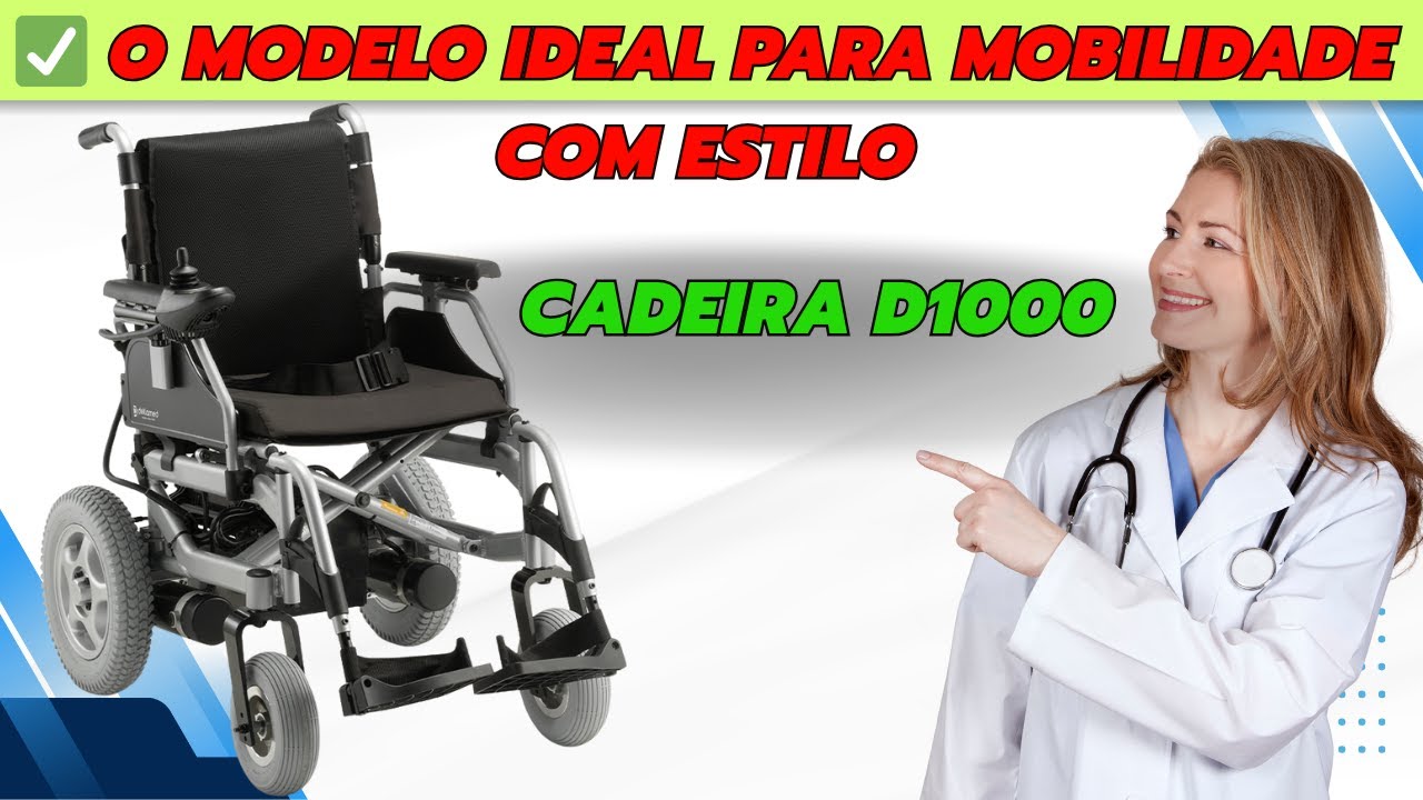 A Melhor Cadeira De Rodas Motorizada 2025? Dellamed D1000 Review