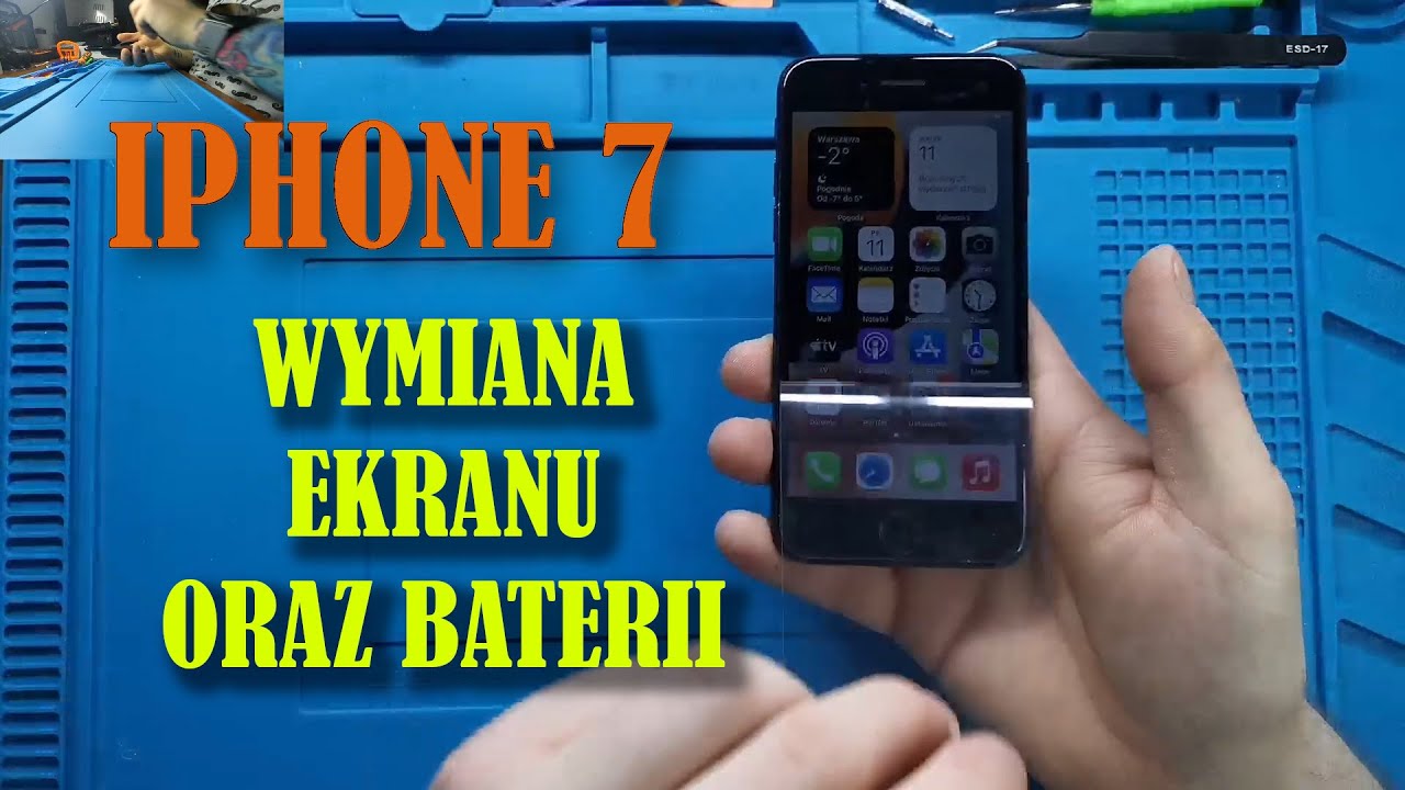 Iphone 7 32GB Wymiana ekranu oraz baterii WSZYSTKIE ETAPY