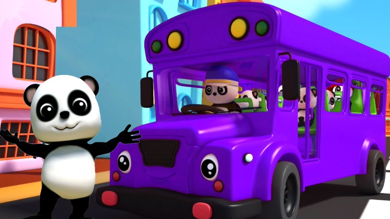 ล้อบนรถบัส | เด็กเพลง | เพลงรถบัส | Wheels On The Bus