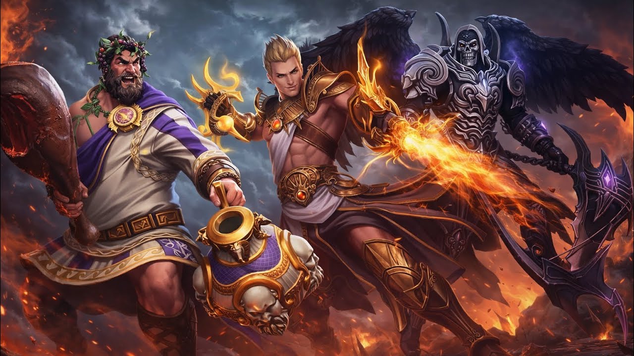 SMITE 2 - OP SUPPORT, CARRY, & JUNGLE TRIO GET 59 KILLS! - Ranked Conquest 