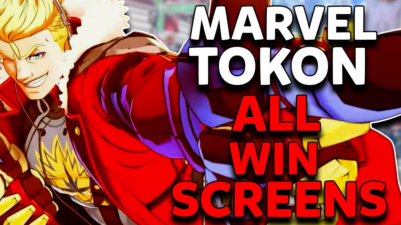 MARVEL TOKON: FIGHTING SOULS ALL WIN SCREENS AND VICTORY POSES EVO 2025
