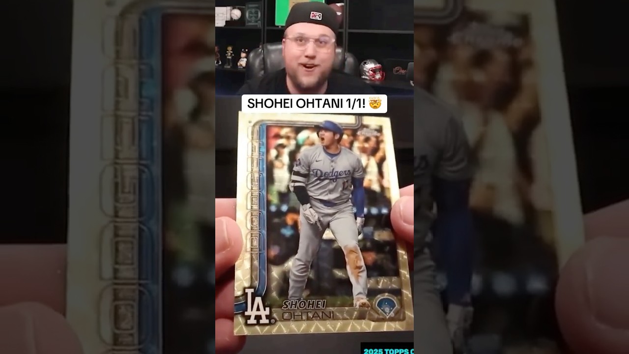 SHOHEI OHTANI 1/1 TRADING CARD!! 🤯