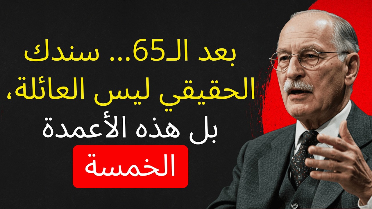 بعد الستين، دعْمك الأكثر أمانًا ليس العائلة — بل هذه الـ5 ركائز | كارل يونغ