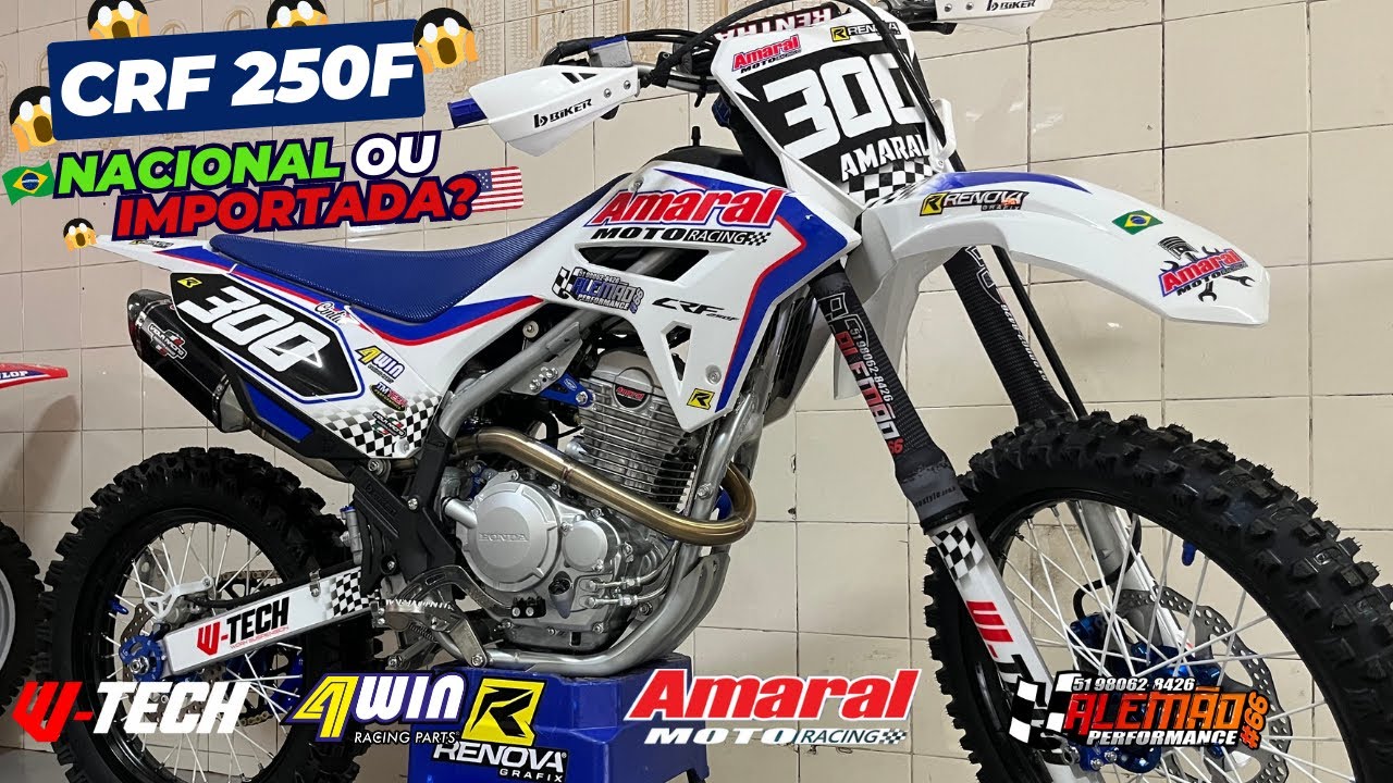 A 250F MAIS GRINGA QUE VOCÊ JÁ VIU 😱😱😱 - PREPARAÇÃO CRF 250F ZERO KM!!!
