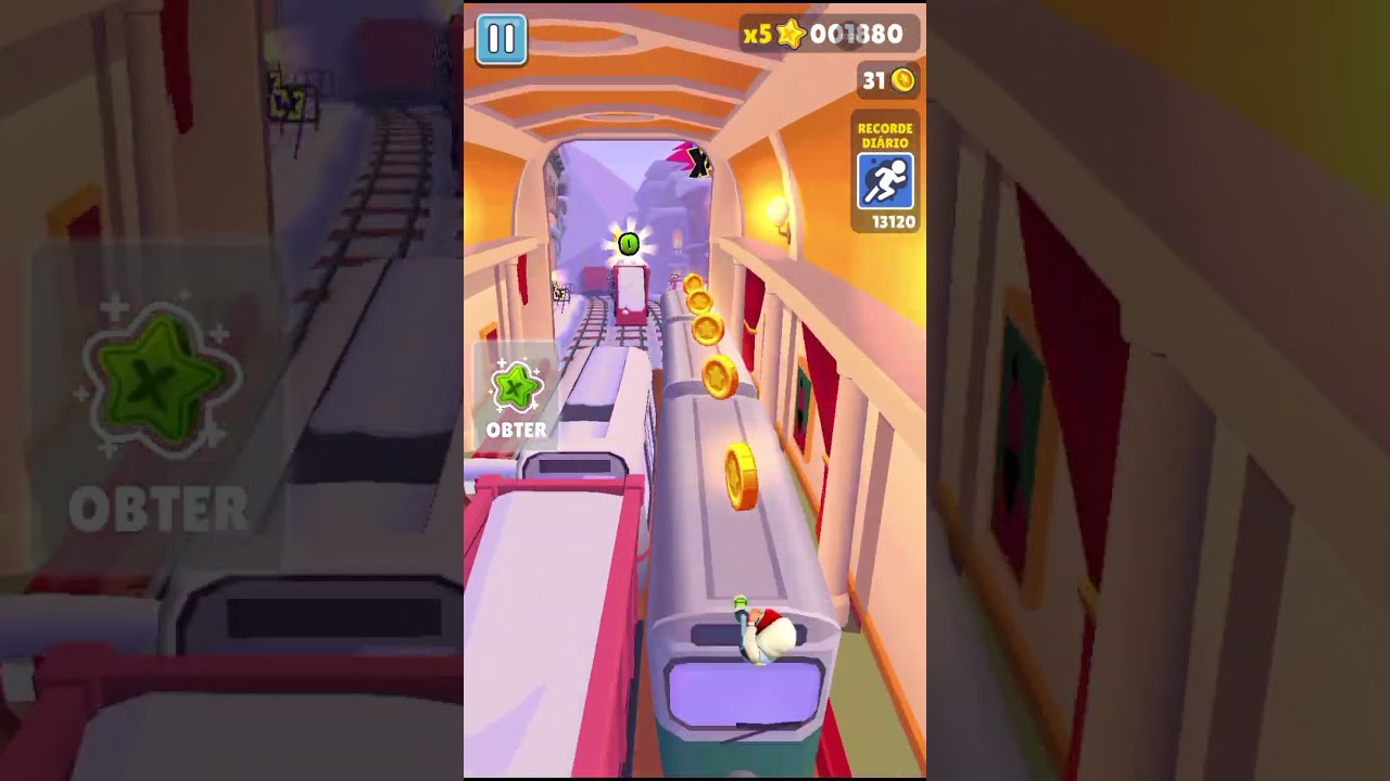 Jogando sabursurf muito legal