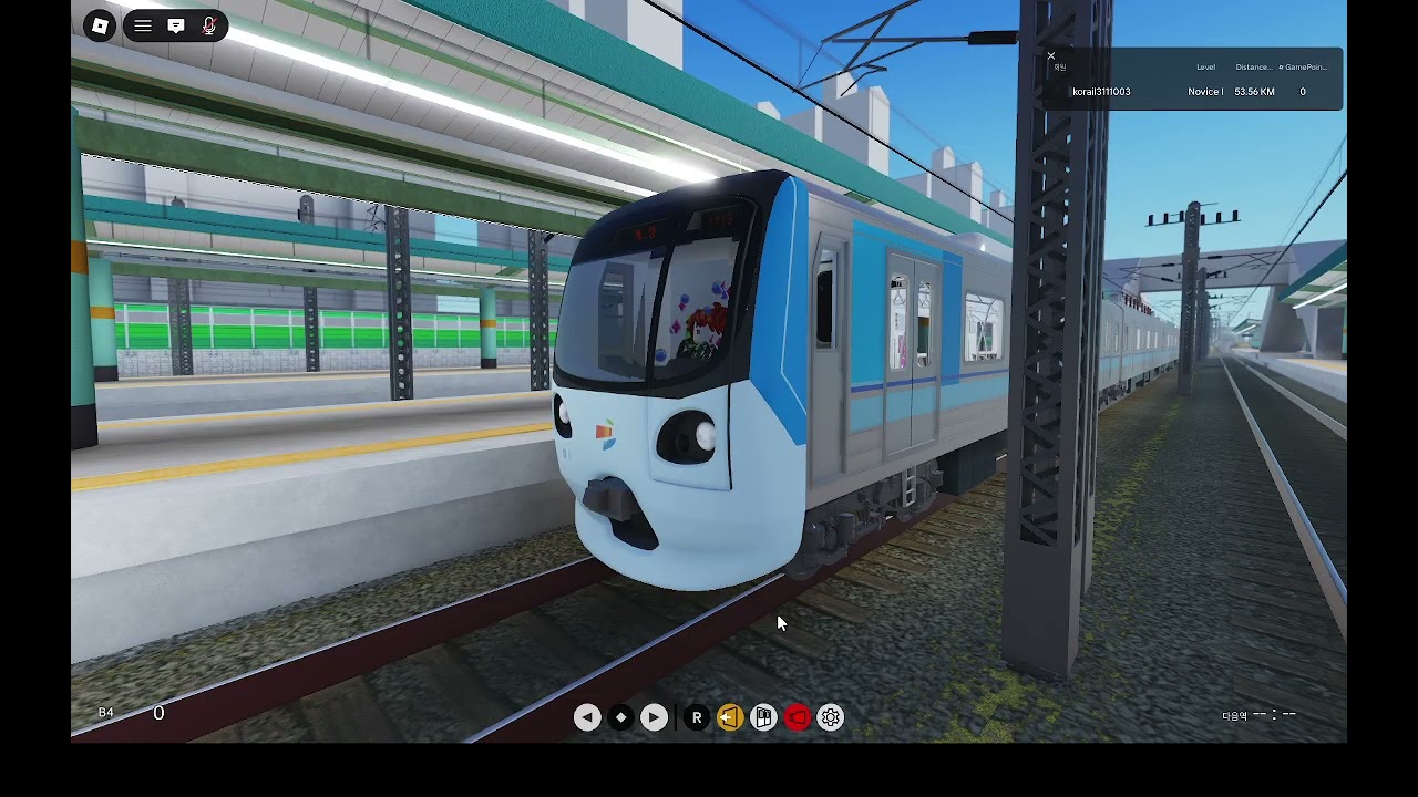 로블록스 월드 오브 트레인즈 인천지하철 1호선 구로발 영등포행 전구간 주행영상